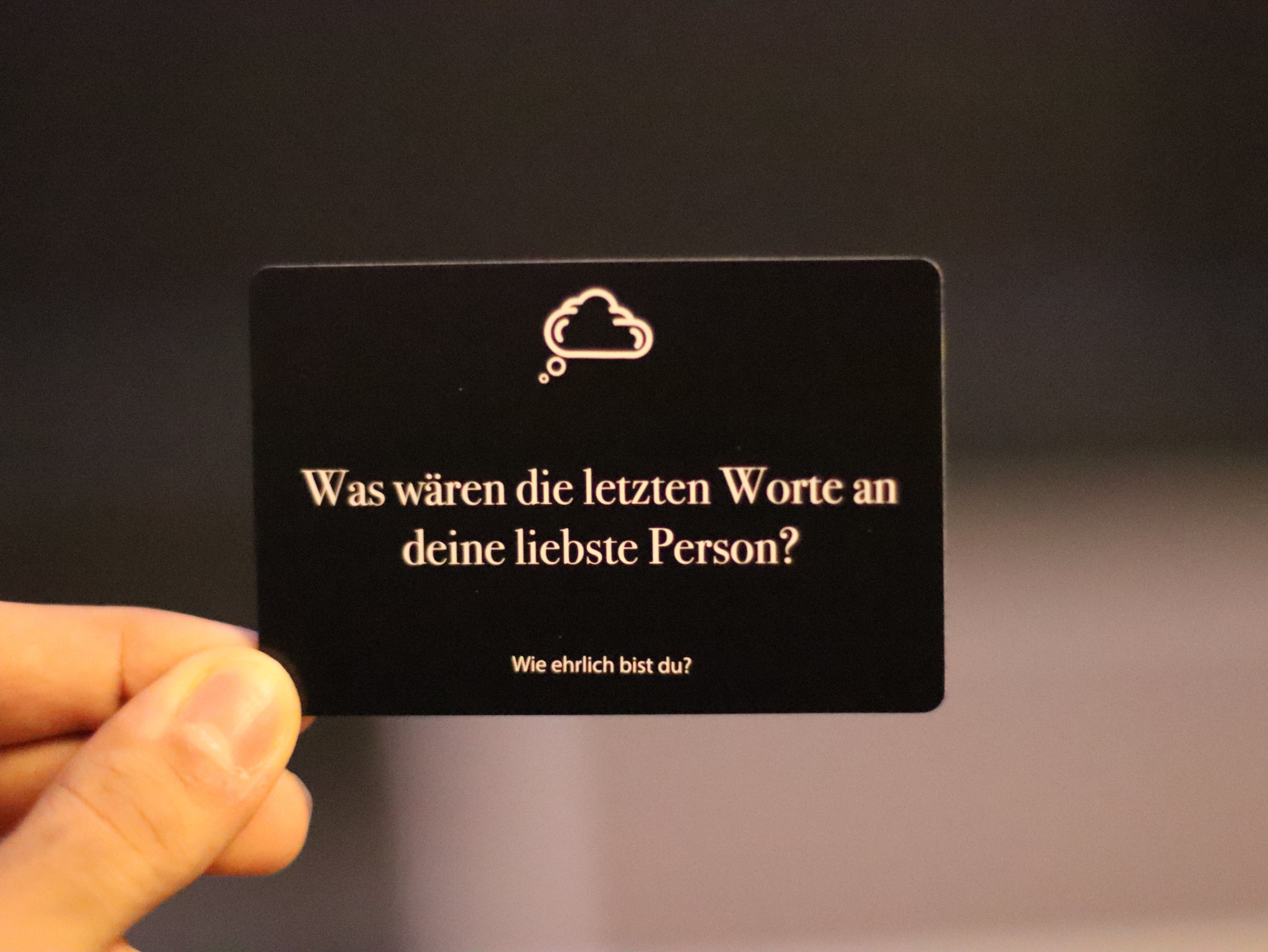 WIE EHRLICH BIST DU?